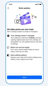 Industry News Weekly Recap: The New Era of Creativity and Analytics 4 facebook_reels_update